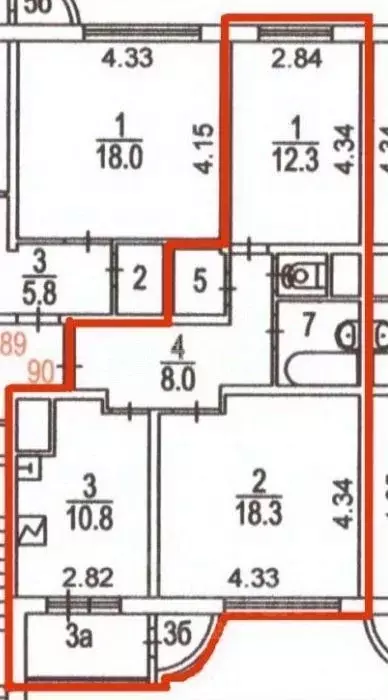 2-к кв. Москва проезд Чечерский, 126к2 (55.3 м) - Фото 2