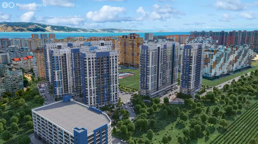 2-комнатная квартира: Новороссийск, улица Матвейкина, 1Ак2 (67 м) - Фото 0