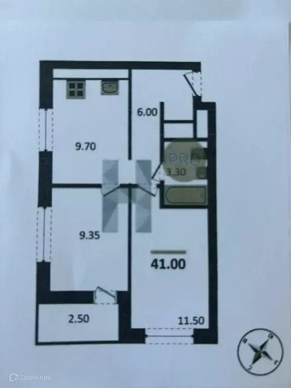 Продаётся 2-к квартира, 42.27 м - Фото 1