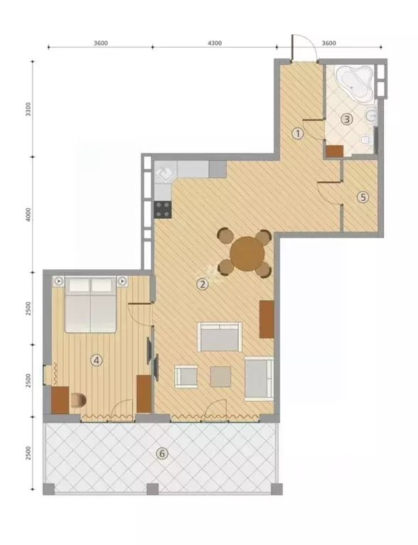 2-к кв. Крым, Ялта ул. Дражинского, 35 (92.0 м) - Фото 2
