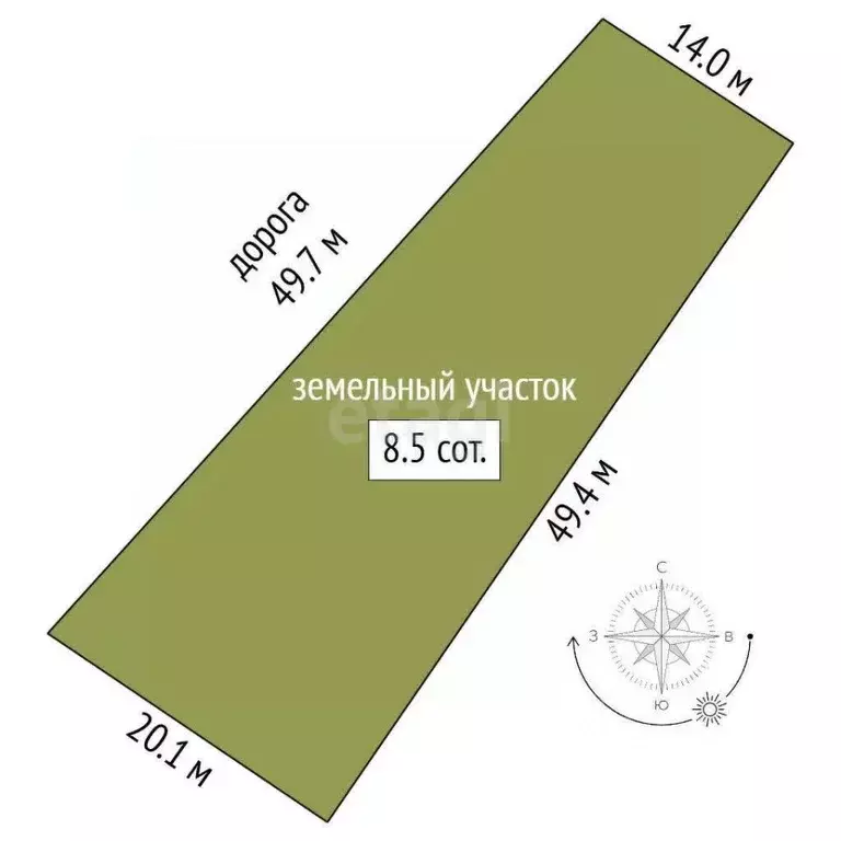 Участок в Марий Эл, Медведевский район, Пекшиксолинское с/пос, д. ... - Фото 1