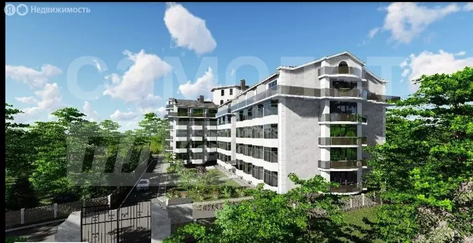 Квартира-студия: Евпатория, улица Франко, 11Б (55.16 м) - Фото 1