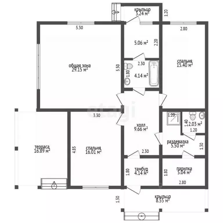 Дом в Московская область, Клин городской округ, д. Васильково  (193 м) - Фото 2