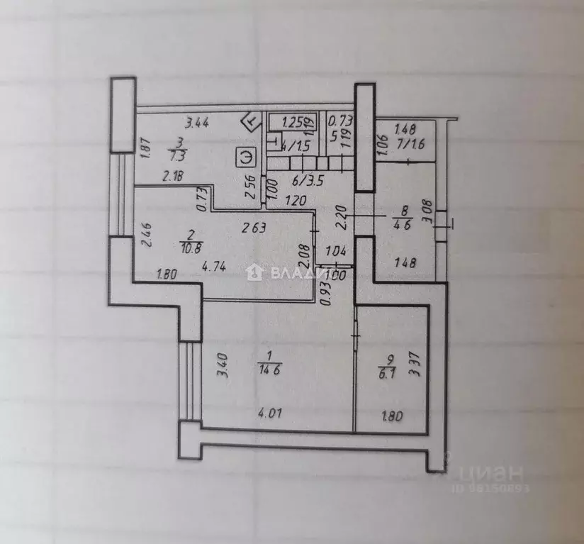2-к кв. Карелия, Петрозаводск Комсомольский просп., 1 (50.9 м) - Фото 2