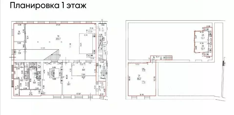Помещение свободного назначения в Москва Холодильный пер., 3к1с8 (1250 ... - Фото 2