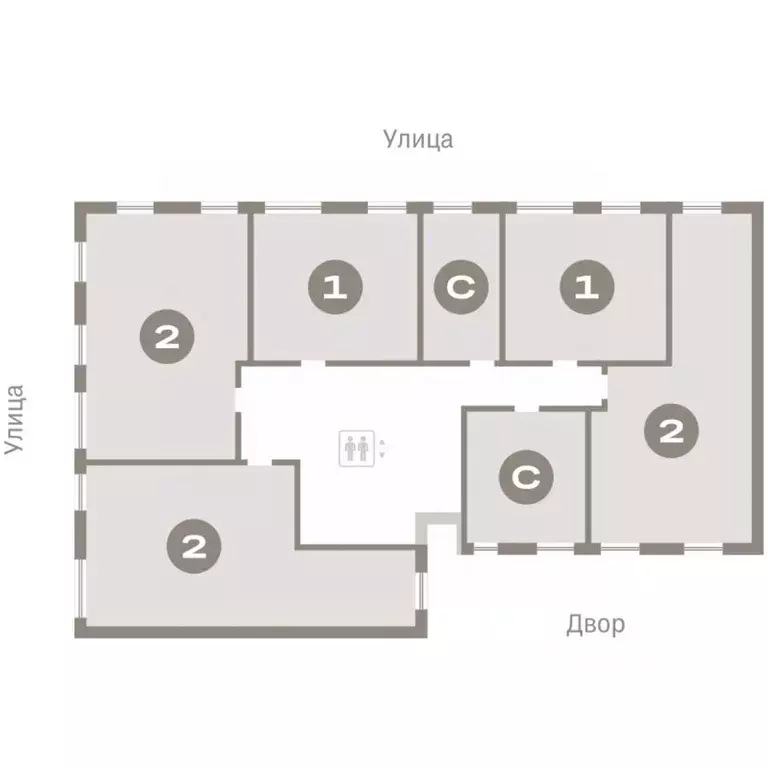 2-к кв. Омская область, Омск  (71.04 м) - Фото 2