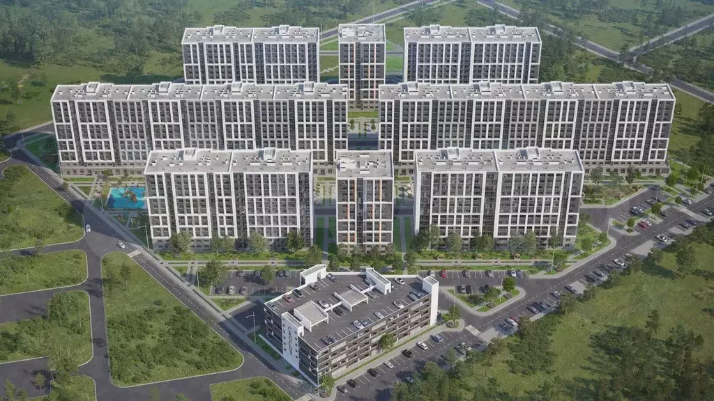 1-к. квартира, 37,4 м, 6/13 эт. - Фото 1