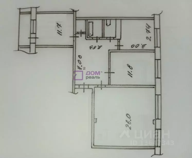 3-к кв. Красноярский край, Красноярск имени газеты Красноярский ... - Фото 2