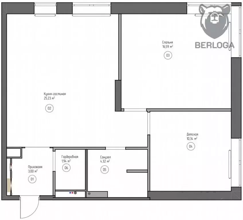 3-к кв. Москва Очаковское ш., 9А (60.0 м) - Фото 1