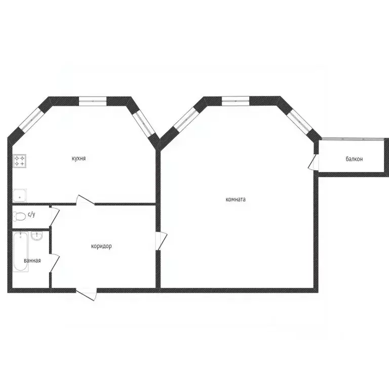 Комната Белгородская область, Белгород пер. 2-й Мичуринский, 4 (19.0 ... - Фото 0