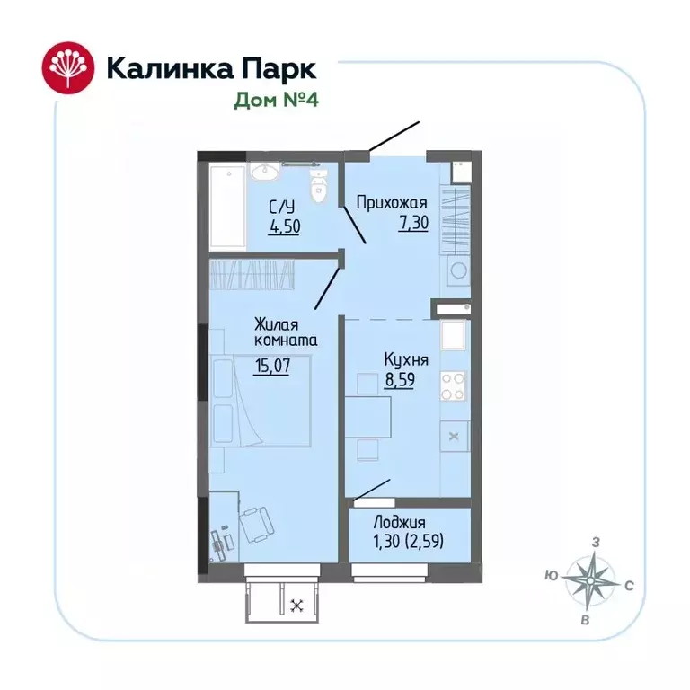 1-к кв. Удмуртия, Ижевск Восток-3 МОТ СНТ, 90 (36.76 м) - Фото 0