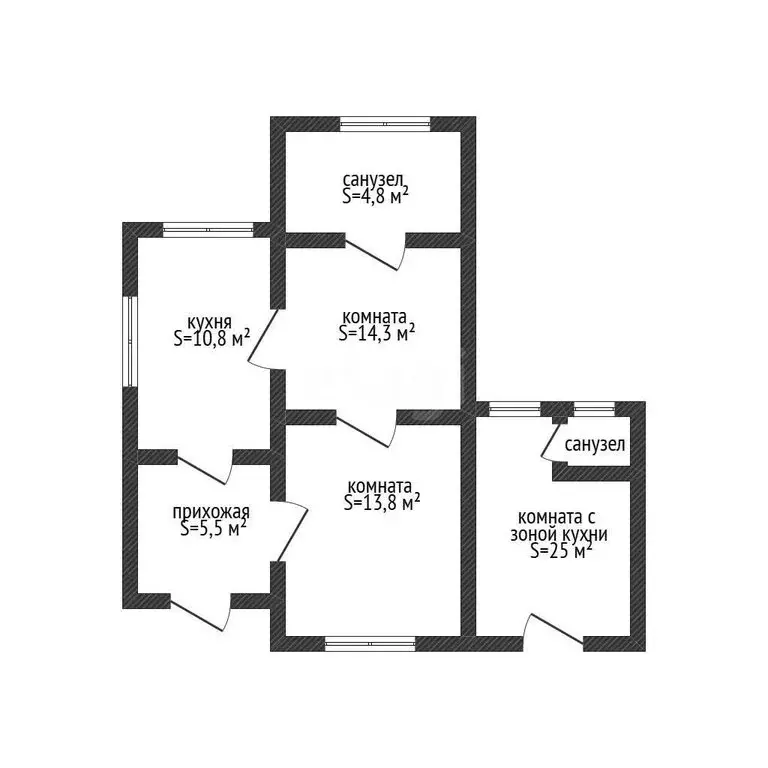 Дом в Краснодар, Молодёжная улица, 5 (70 м) - Фото 1