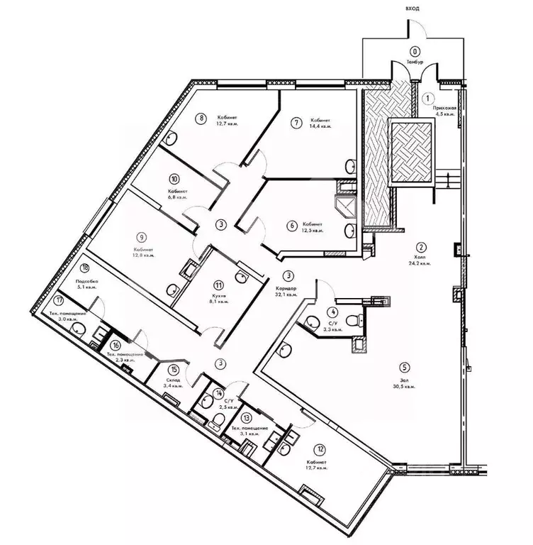 Торговая площадь в Московская область, Одинцовский городской округ, с. ... - Фото 2