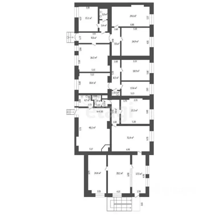 Офис в Крым, Ялта ул. Руданского, 7 (350 м) - Фото 2