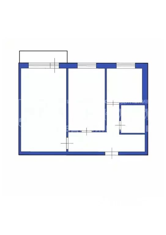 2-к кв. Кемеровская область, Междуреченск Луговая ул., 11 (56.0 м) - Фото 1