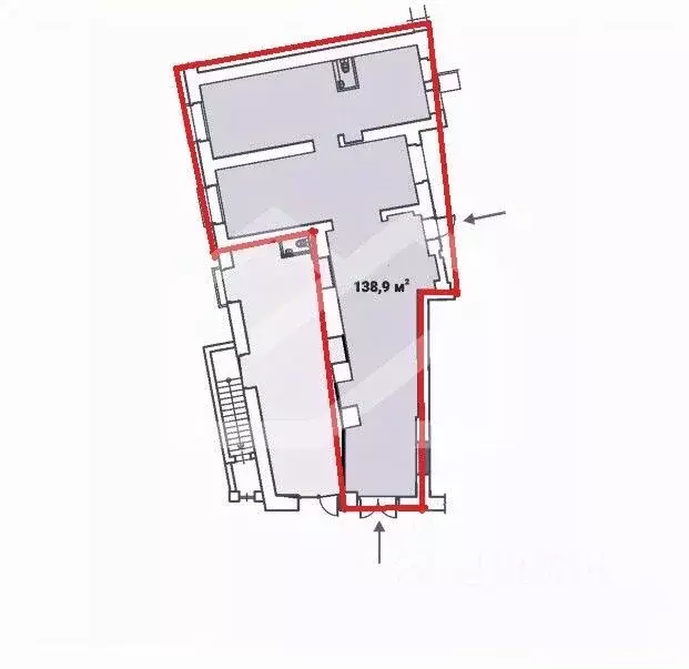 Помещение свободного назначения в Москва ул. Земляной Вал, 23С1 (139 ... - Фото 2