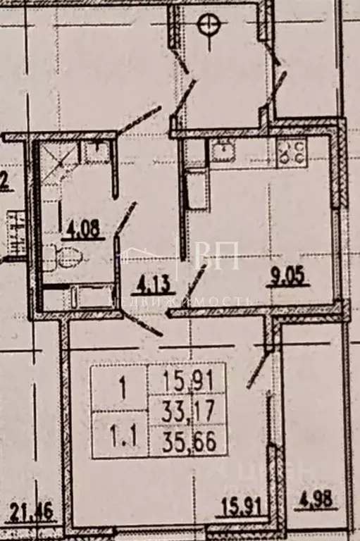 1-к кв. Ленинградская область, Кудрово г. Всеволожский район, ... - Фото 2