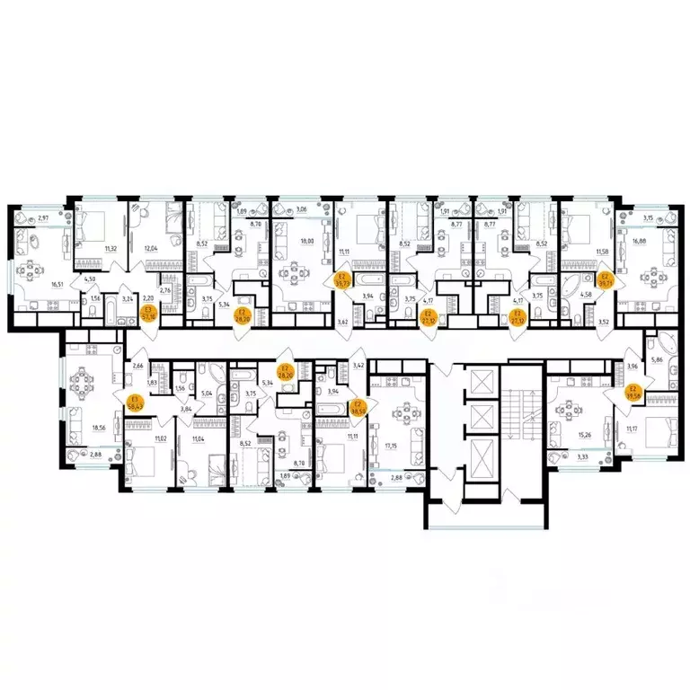 2-к кв. Рязанская область, Рязань ул. Земнухова (58.43 м) - Фото 2
