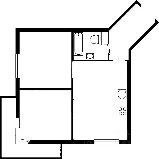 2-к кв. Санкт-Петербург ул. Русановская, 18к1 (66.5 м) - Фото 2