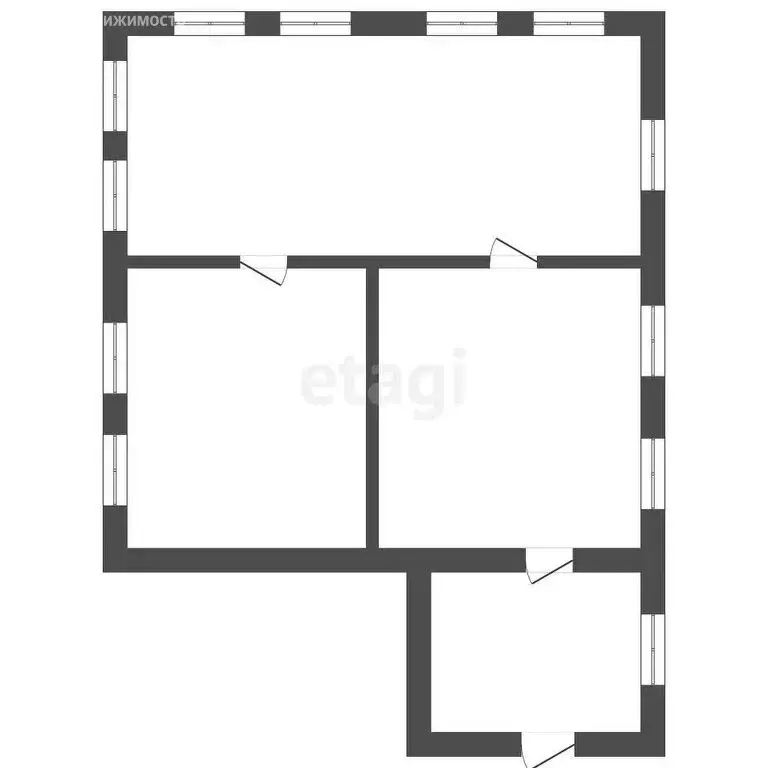 Дом в Минино, улица Гагарина (37 м) - Фото 2