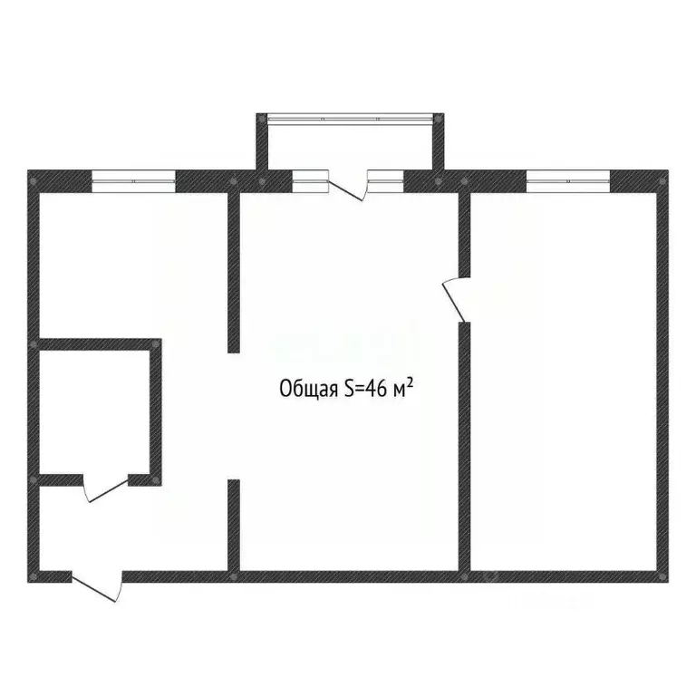 2-к кв. Алтайский край, Барнаул ул. Георгия Исакова, 203 (46.2 м) - Фото 2