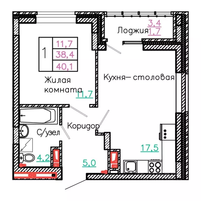 1-к кв. Белгородская область, Старый Оскол Садовые Кварталы мкр, 4 ... - Фото 0