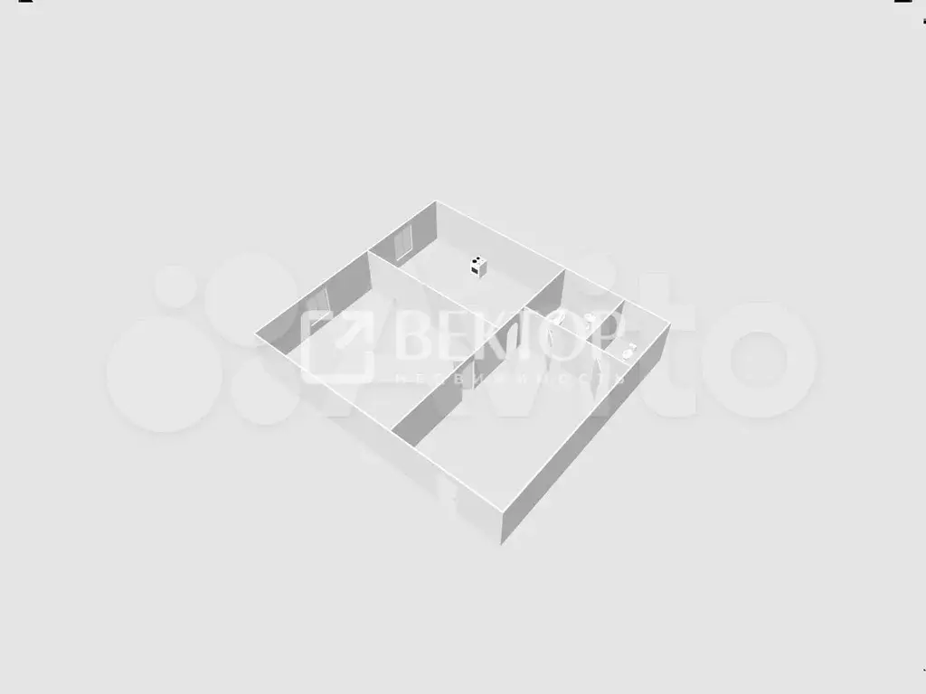 1-к. квартира, 32 м, 1/5 эт. - Фото 0