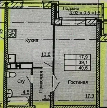 1-к кв. Удмуртия, Ижевск ул. Холмогорова, 15А (40.6 м) - Фото 2