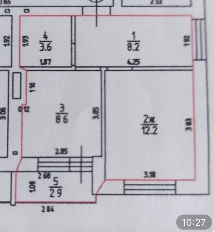 1-к кв. Калининградская область, Светлогорск Яблоневая ул., 11 (32.6 ... - Фото 2