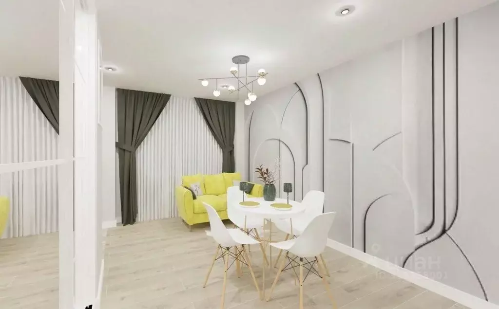 3-к кв. Омская область, Омск Сибирский просп., 8/3 (60.0 м) - Фото 0