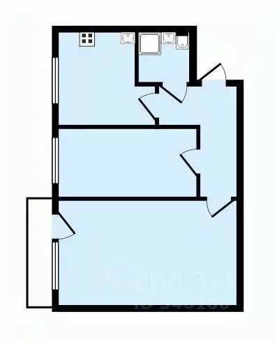 2-к кв. Москва Люблинская ул., 5К7 (45.0 м) - Фото 2