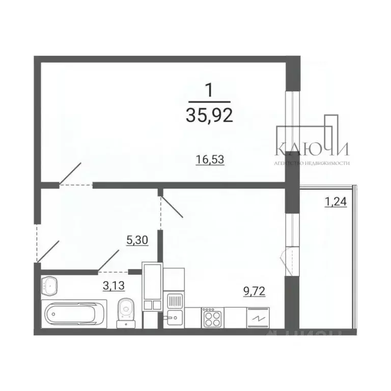 1-к кв. Челябинская область, Магнитогорск ул. 50-летия Магнитки, 29 ... - Фото 2