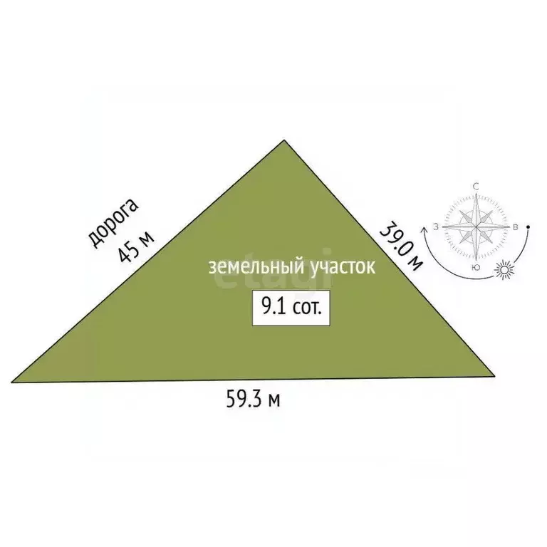 Участок в Тюменская область, Тюменский муниципальный округ, д. ... - Фото 2