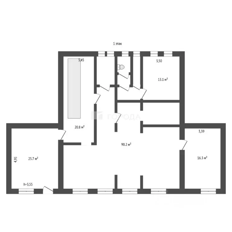 Помещение свободного назначения в Томская область, Томск ул. Усова, 64 ... - Фото 2