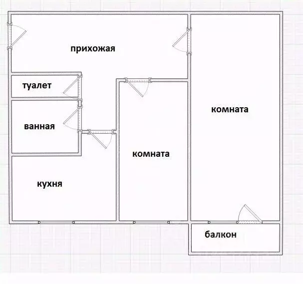 2-к кв. Московская область, Люберцы проезд 1-й Панковский, 15 (43.8 м) - Фото 0