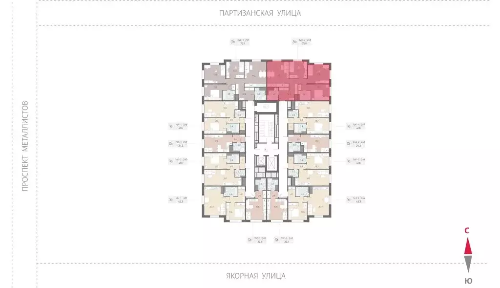 Квартира-студия: Санкт-Петербург, Пискарёвский проспект (20.9 м) - Фото 1