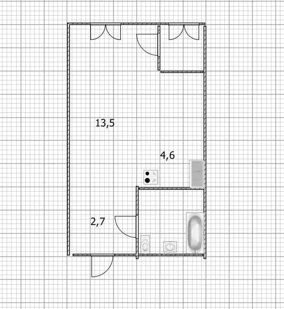Студия Башкортостан, Уфа бул. Яркий, 9 (24.0 м) - Фото 2