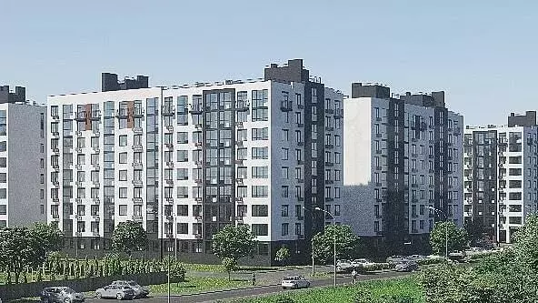 2-к. квартира, 60,4 м, 9/9 эт. - Фото 0