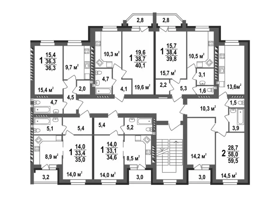 2-к кв. Владимирская область, Ковров ул. 9 Мая, 6 (59.5 м) - Фото 1