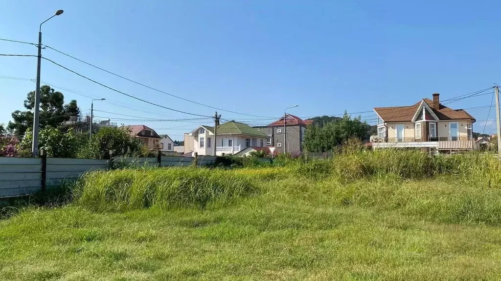 Участок в Краснодарский край, Сириус пгт пер. Березовый (6.08 сот.) - Фото 1