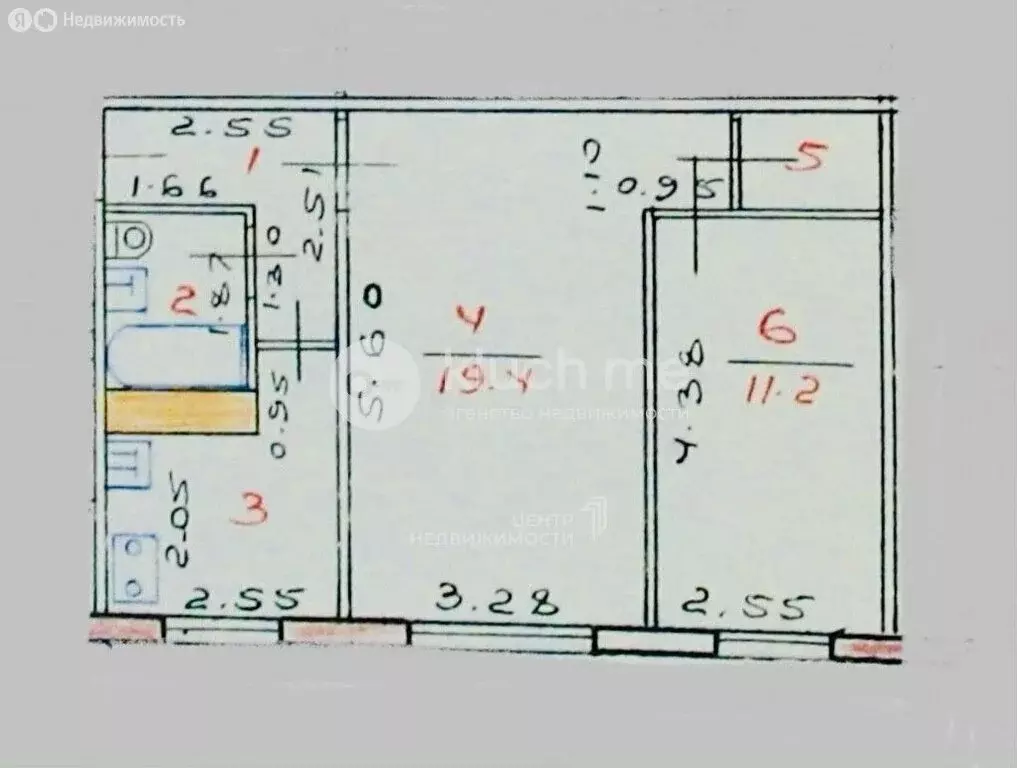 2-комнатная квартира: Казань, проспект Ибрагимова, 47 (45.6 м) - Фото 1