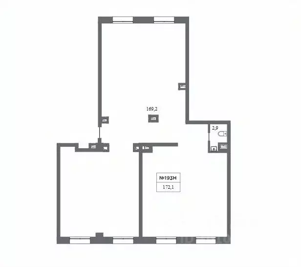 Помещение свободного назначения в Санкт-Петербург наб. Реки Карповки, ... - Фото 2