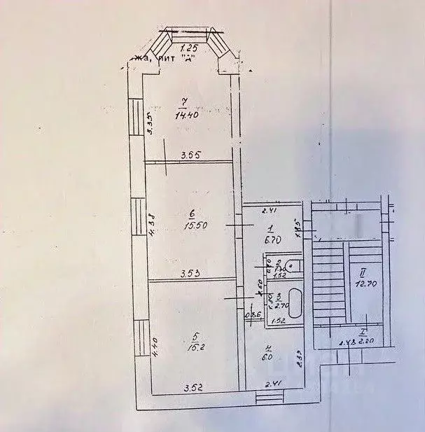 3-к кв. Нижегородская область, Кстово ул. 40 лет Октября, 6А (61.8 м) - Фото 2