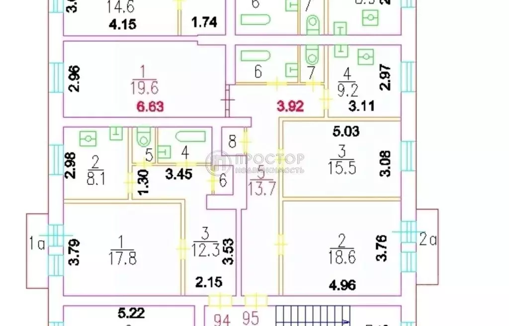 3-к кв. Москва проезд Стратонавтов, 9 (82.7 м) - Фото 2