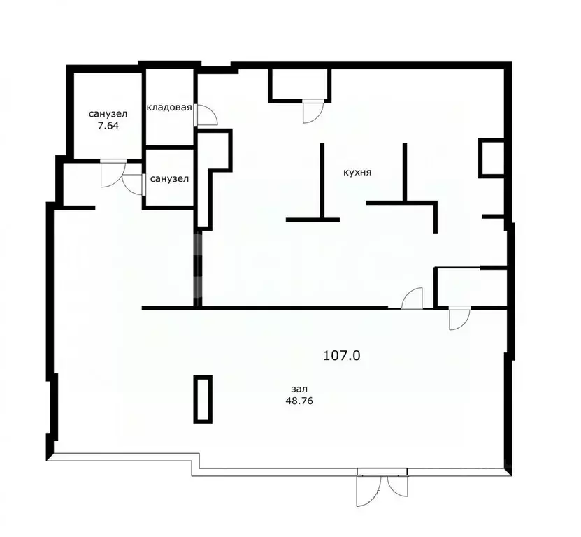 Торговая площадь в Москва Большая Почтовая ул., 32к8 (107 м) - Фото 2