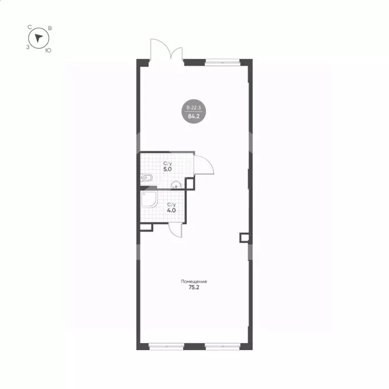 Торговая площадь в Москва ул. Петра Кончаловского, 5 (84 м) - Фото 2