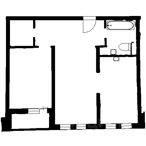 2-к кв. Москва ул. Маршала Тухачевского, 37/21 (64.0 м) - Фото 1