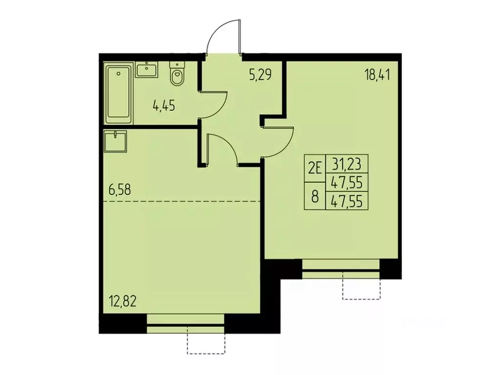 2-к кв. Московская область, Ивантеевка Пушкинский городской округ, ул. ... - Фото 1