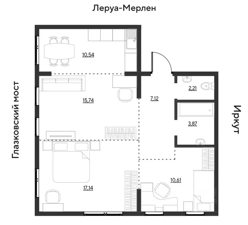 3-к кв. Иркутская область, Иркутск Затон кв-л, ул. Набережная Иркута ... - Фото 0