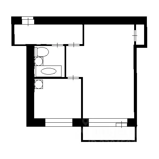 1-к кв. Чувашия, Новочебоксарск Западный жилрайон, Юраково мкр, ул. ... - Фото 2